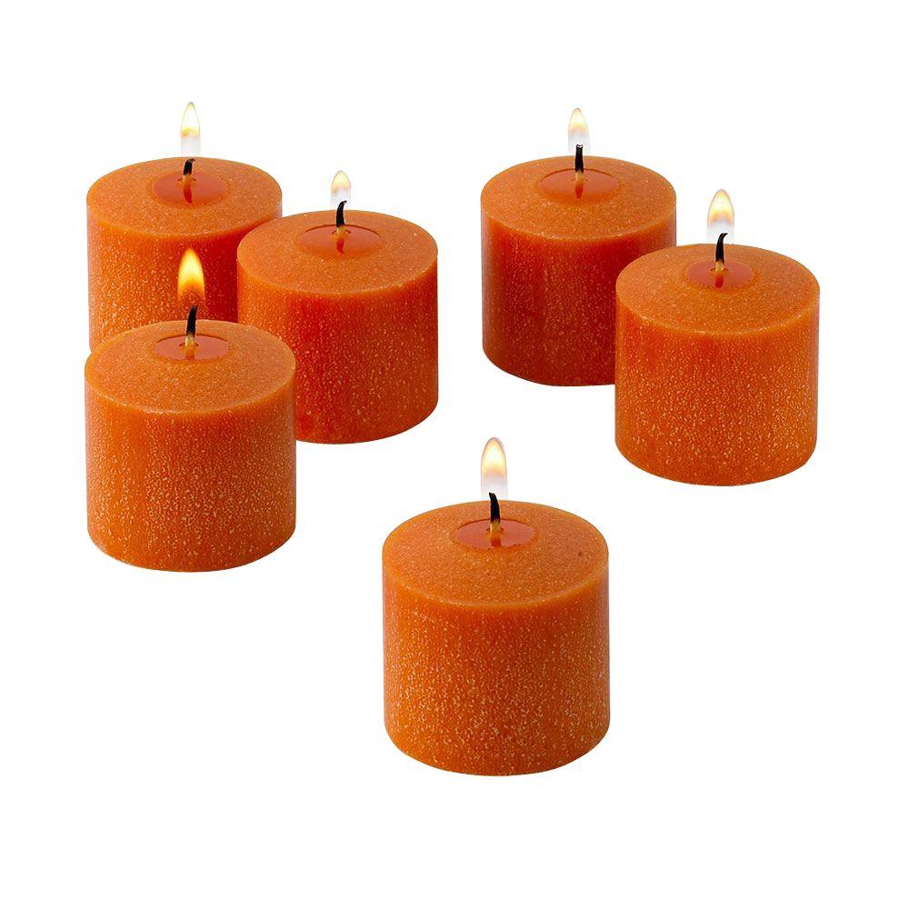 Light In The Dark Orange Unscented Votive Candles (Set of 288)-LITD ...