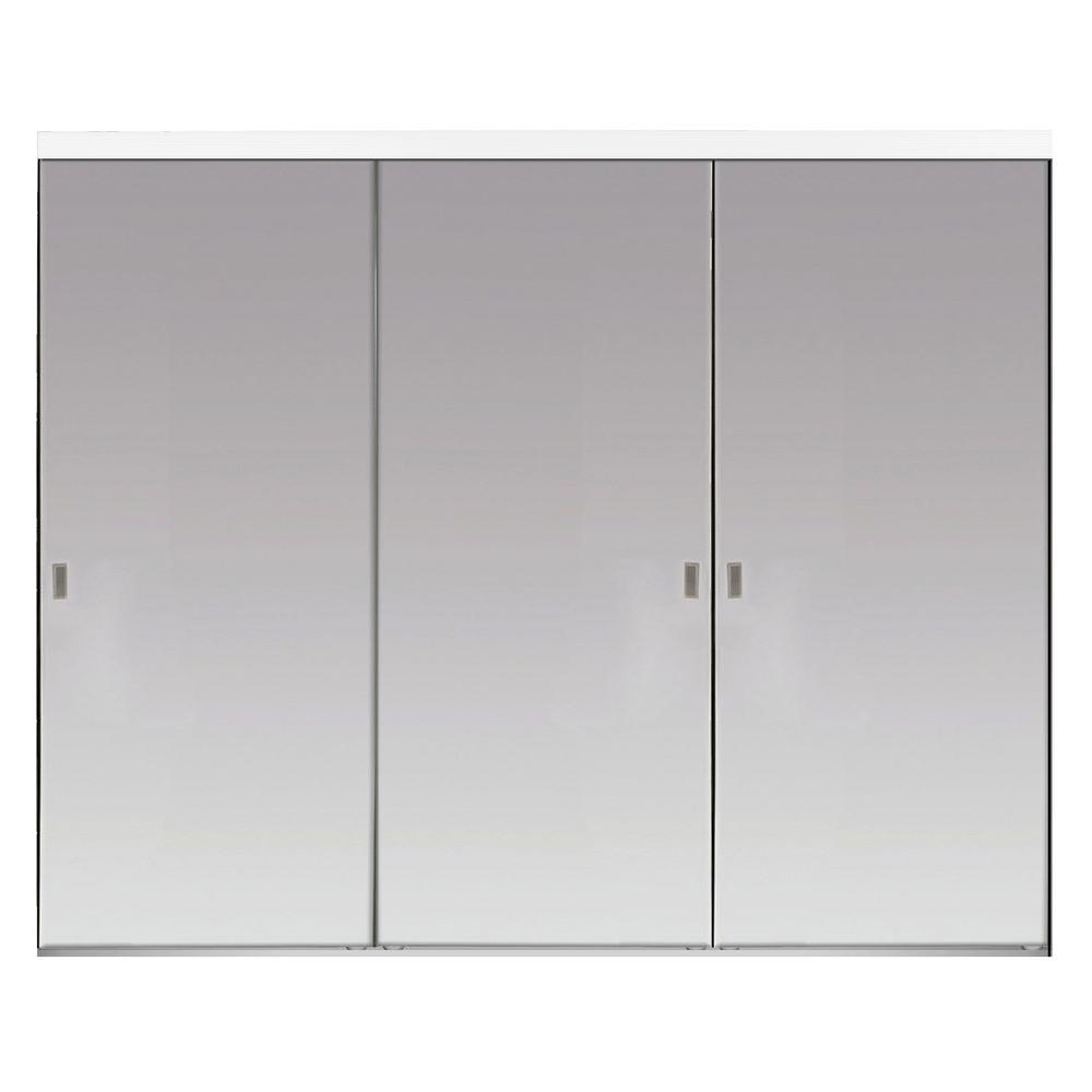 3 Panel Mirror Door Sliding Doors Interior Closet Doors