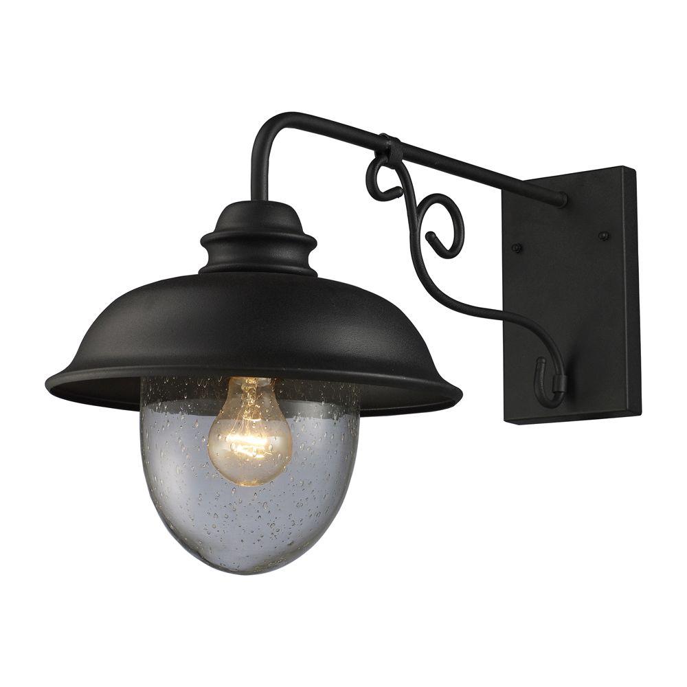 Outdoor Sconces Rustic Black Wall Lighting Rustic Black Outdoor Wall Lighting