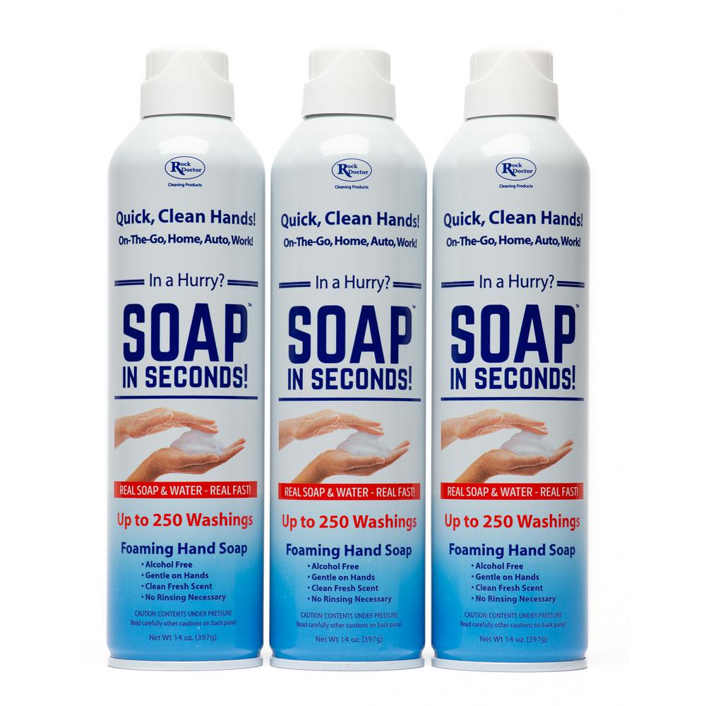 ROCK DOCTOR Soap in Seconds 14 oz. Alcohol Free, No Rinsing Hand Soap