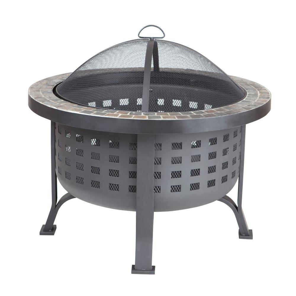 Wheels Fire Pits Outdoor Heating The Home Depot