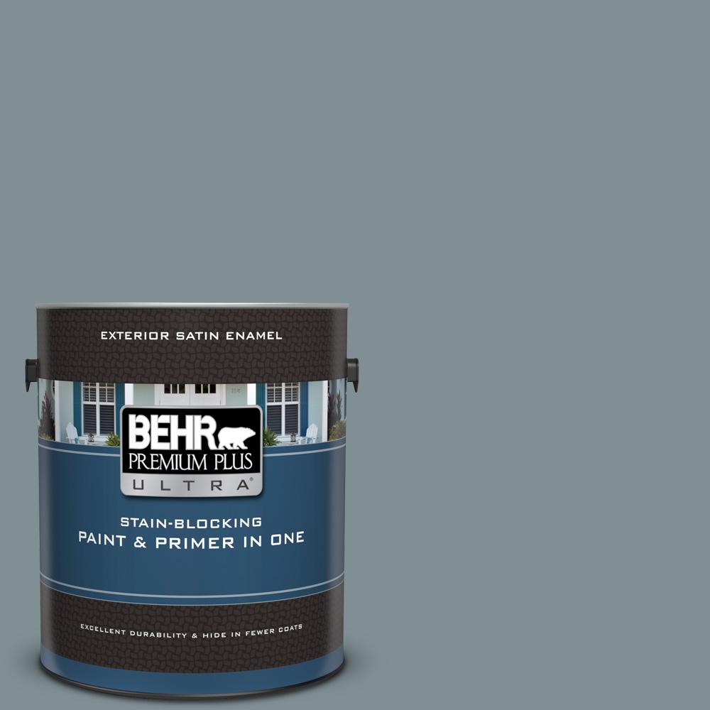 Behr Premium Plus Ultra 1 Gal 740f 4 Dark Storm Cloud Satin Enamel 740f 4 Dark Storm Cloud Satin Enamel