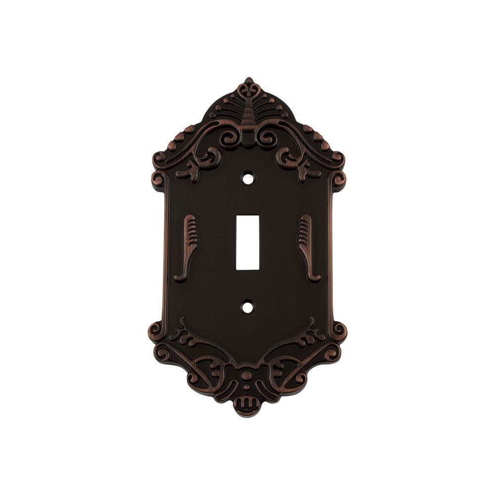 Nostalgic Warehouse Victorian Switch Plate with Single Toggle in
