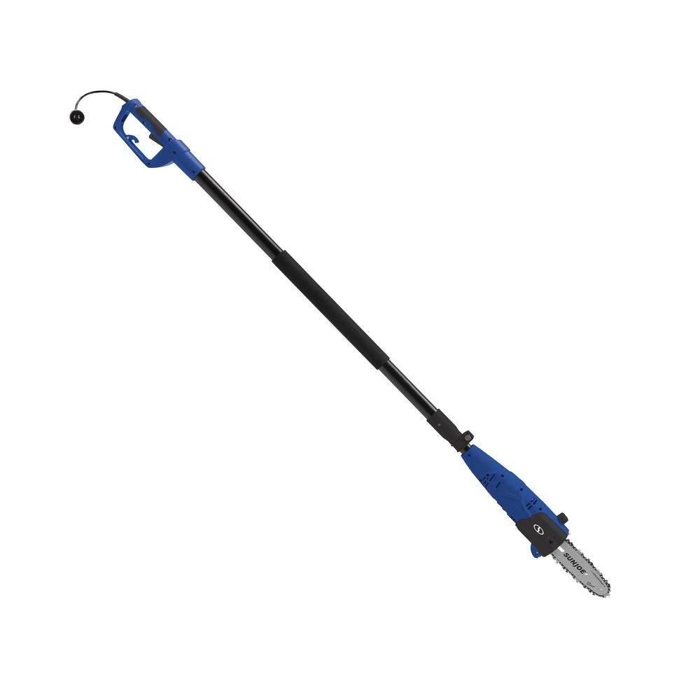 Sun Joe 8 in. 7 Amp Telescoping Electric Pole Chain Saw in BlueSWJ801E
