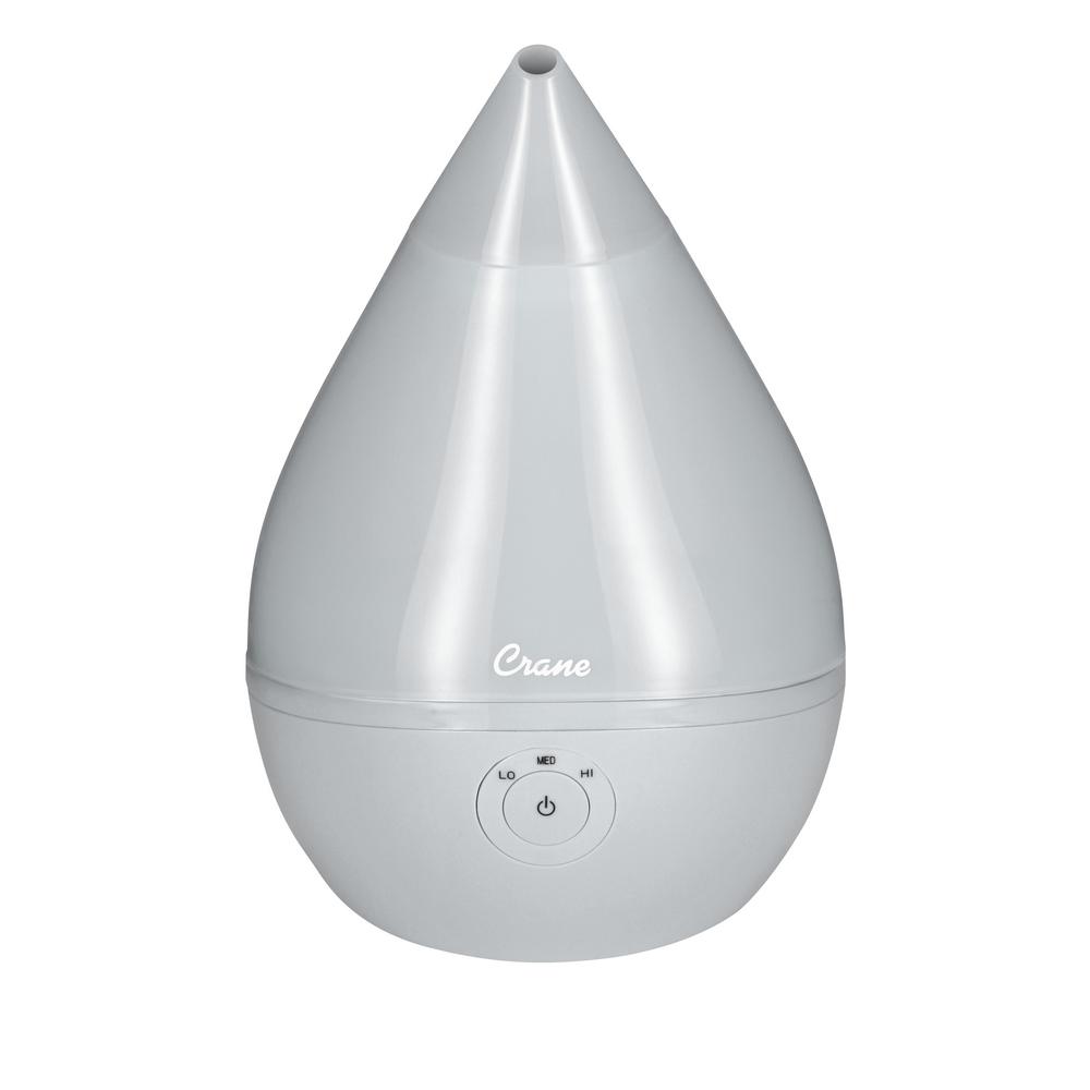 Crane Droplet Ultrasonic Cool Mist Humidifier in GreyEE5302GR The