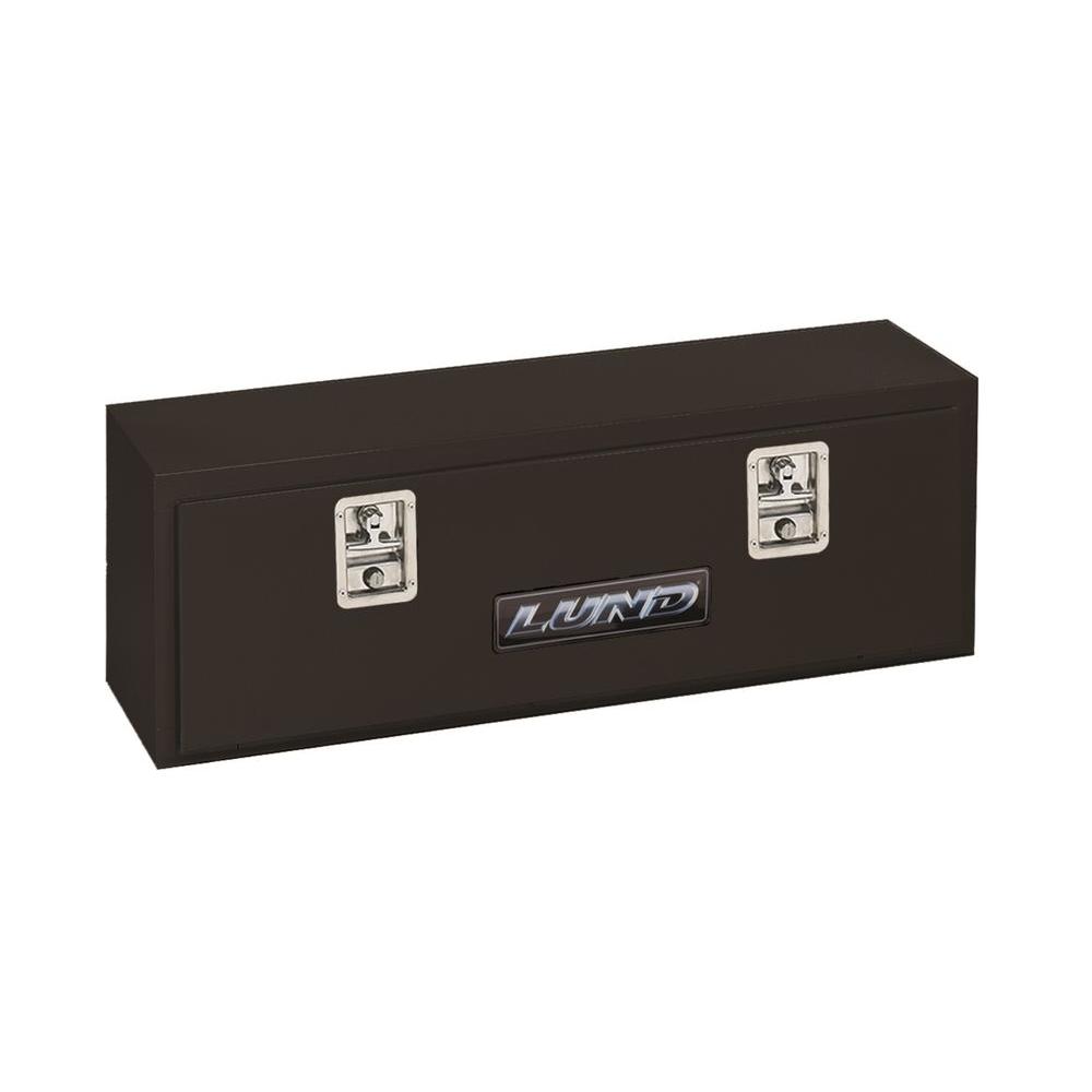 Lund 72 in Gloss Black Steel Full Size Top Mount Truck Tool Box76172