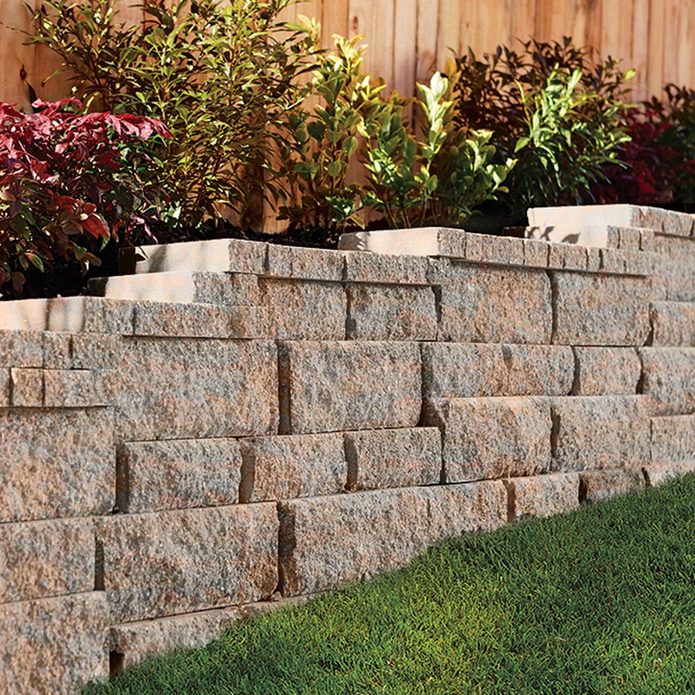 Pavestone Rockwall Small 4 In X 11 75 6 Palomino Concrete Retaining Wall Block 144 Pieces 46 5 Sq Ft Pallet 11012381 The Home Depot - How To Cut Pavestone Retaining Wall Blocks Pavestone Rockwall Small 4 In X 11 75 6 Palomino Concrete Retaining Wall Block 144 Pieces 46 5 Sq Ft Pallet 11012381 The Home Depot - How To Cut Pavestone Retaining Wall Blocks