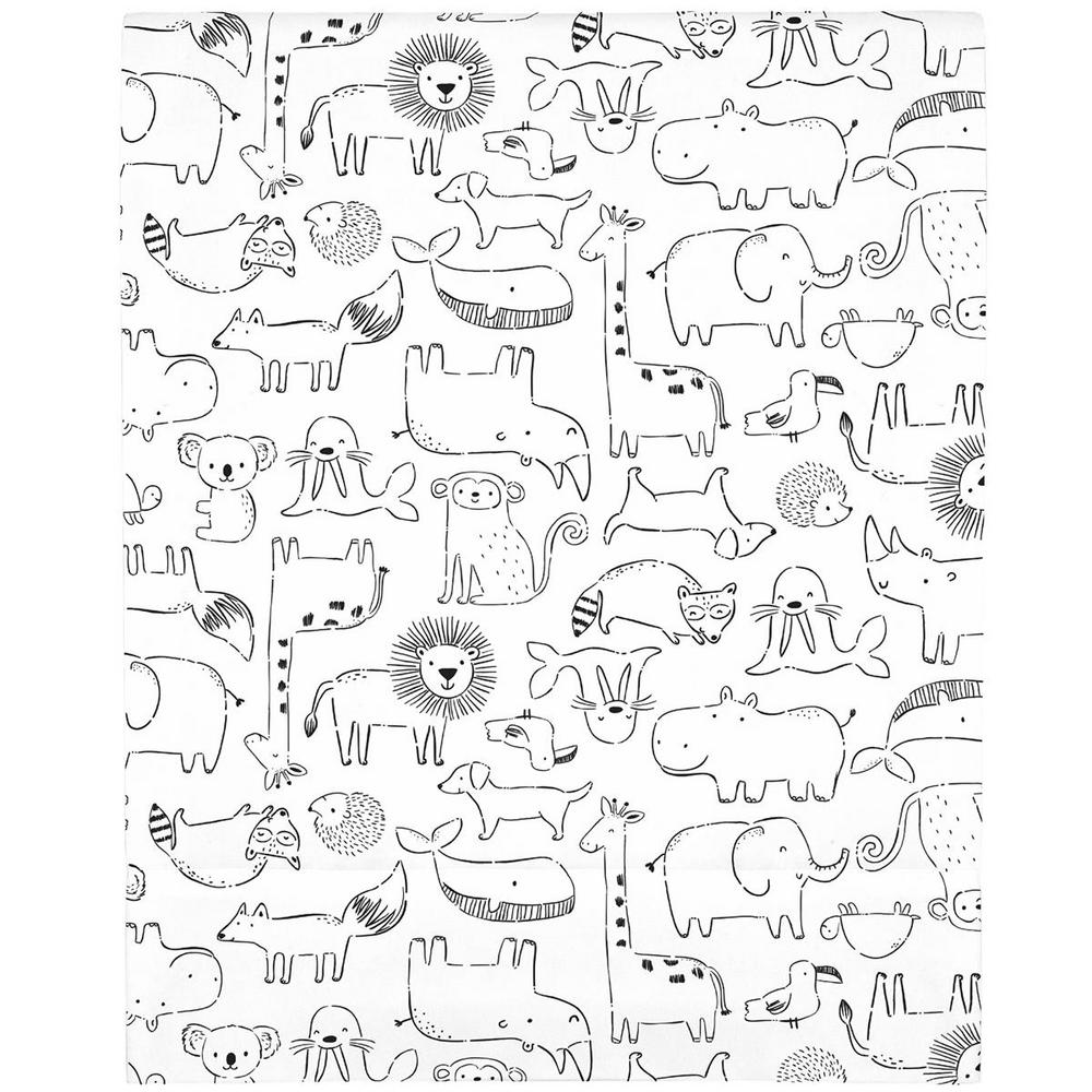 safari animal crib sheets