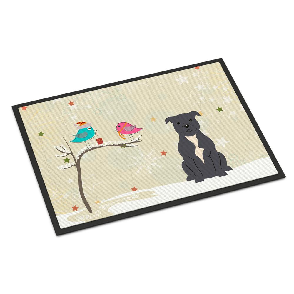 Caroline S Treasures 24 In X 36 In Indoor Outdoor Christmas