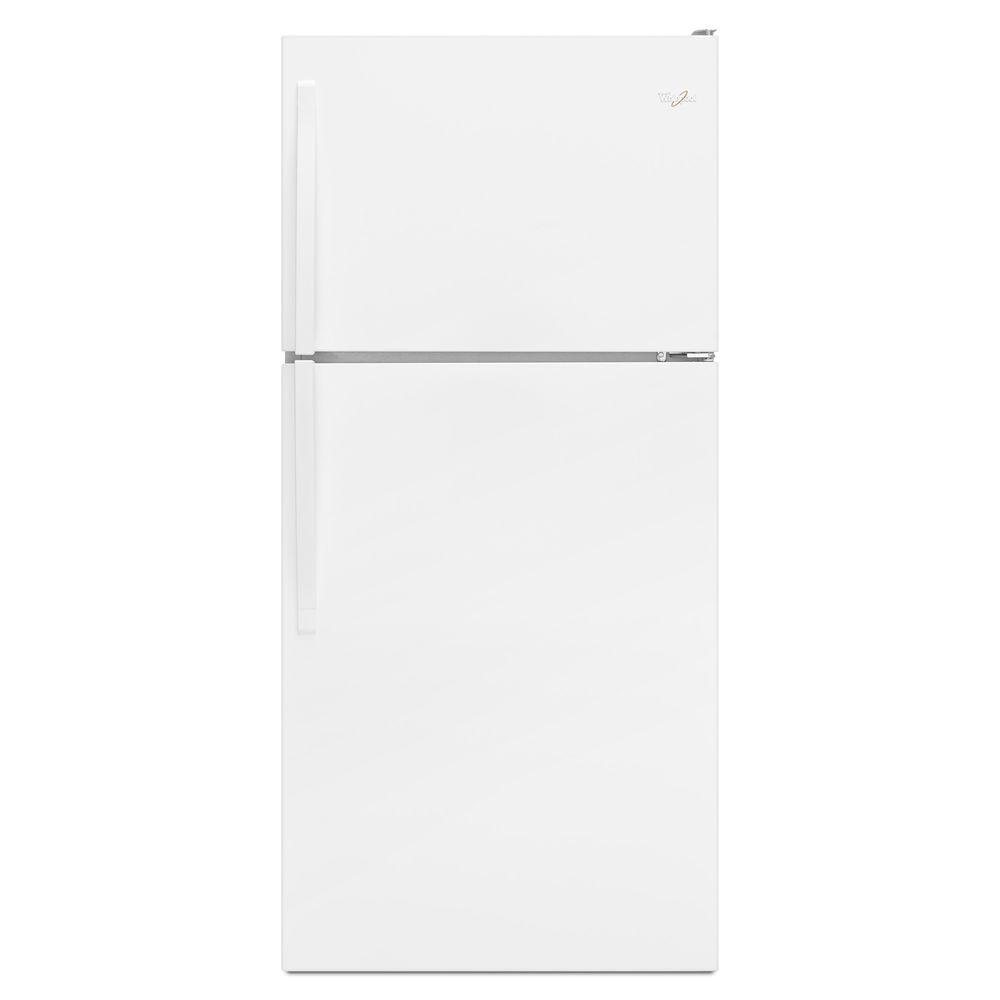 Whirlpool 18.2 cu. ft. Top Freezer Refrigerator in WhiteWRT108FZDW The Home Depot