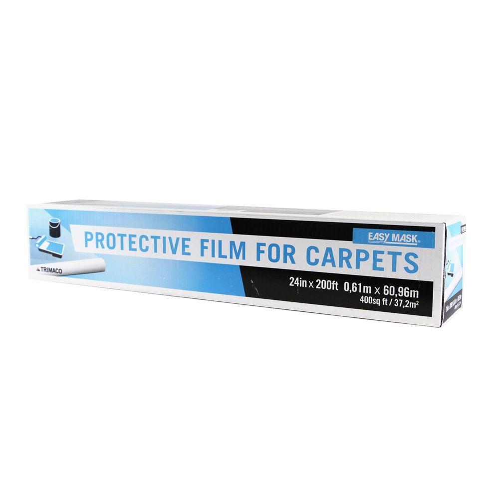 Easy Mask 24 in. x 200 ft. 2mil Protective Film for Carpets62420