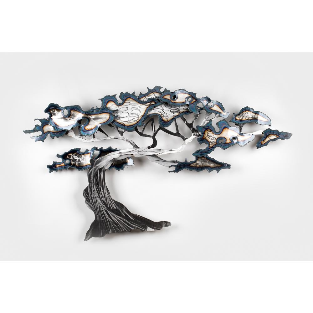 Peterson Artwares Silver Tree Metal Wall Art Ty7086 The Home Depot