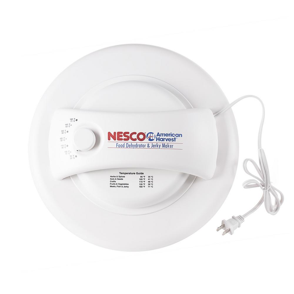 Nesco 4Tray White Food Dehydrator with Temperature Control FD60 The