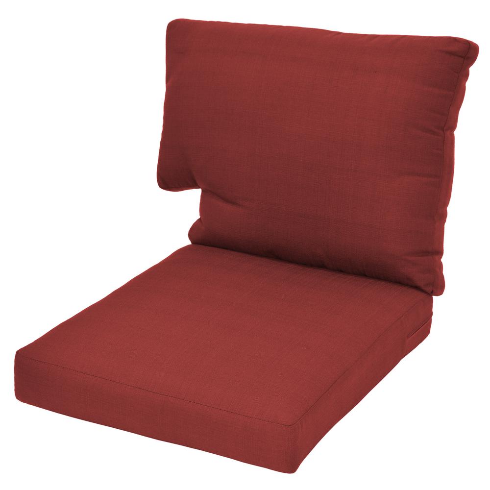 Brown Jordan Greystone Replacement Outdoor Loveseat Cushion in Cinnabar