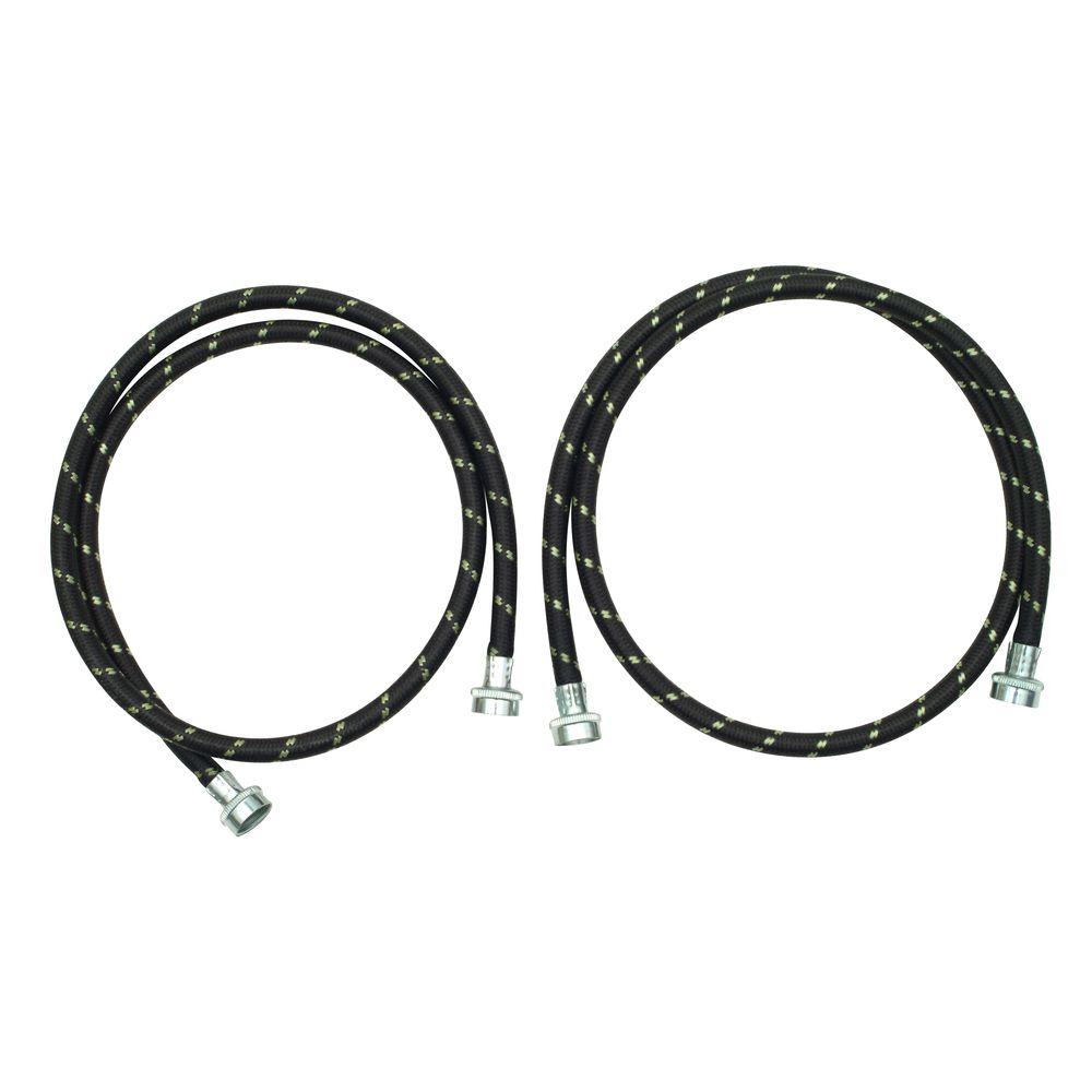 Whirlpool 5 ft. Industrial Grade Nylon Braid Fill Hoses (2Pack