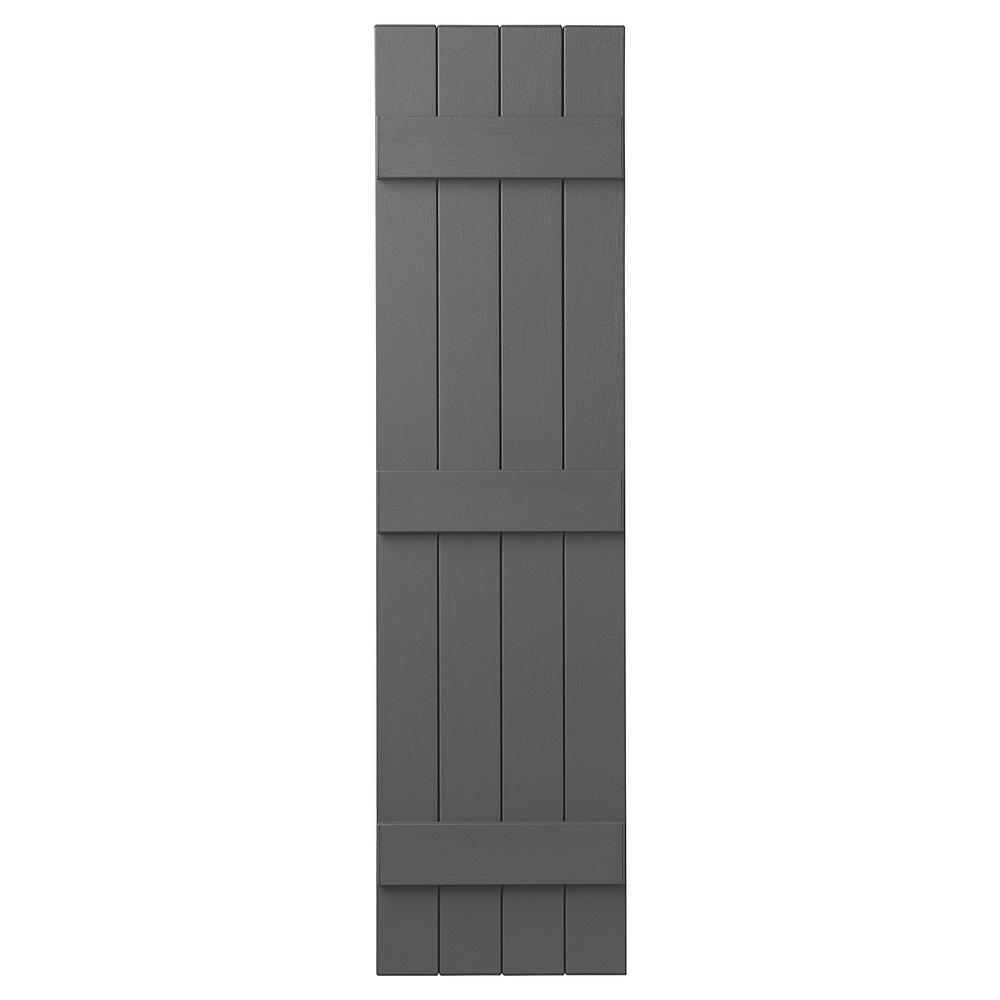 Ply Gem 15 in. x 67 in. Polypropylene 4Board Closed Board and Batten