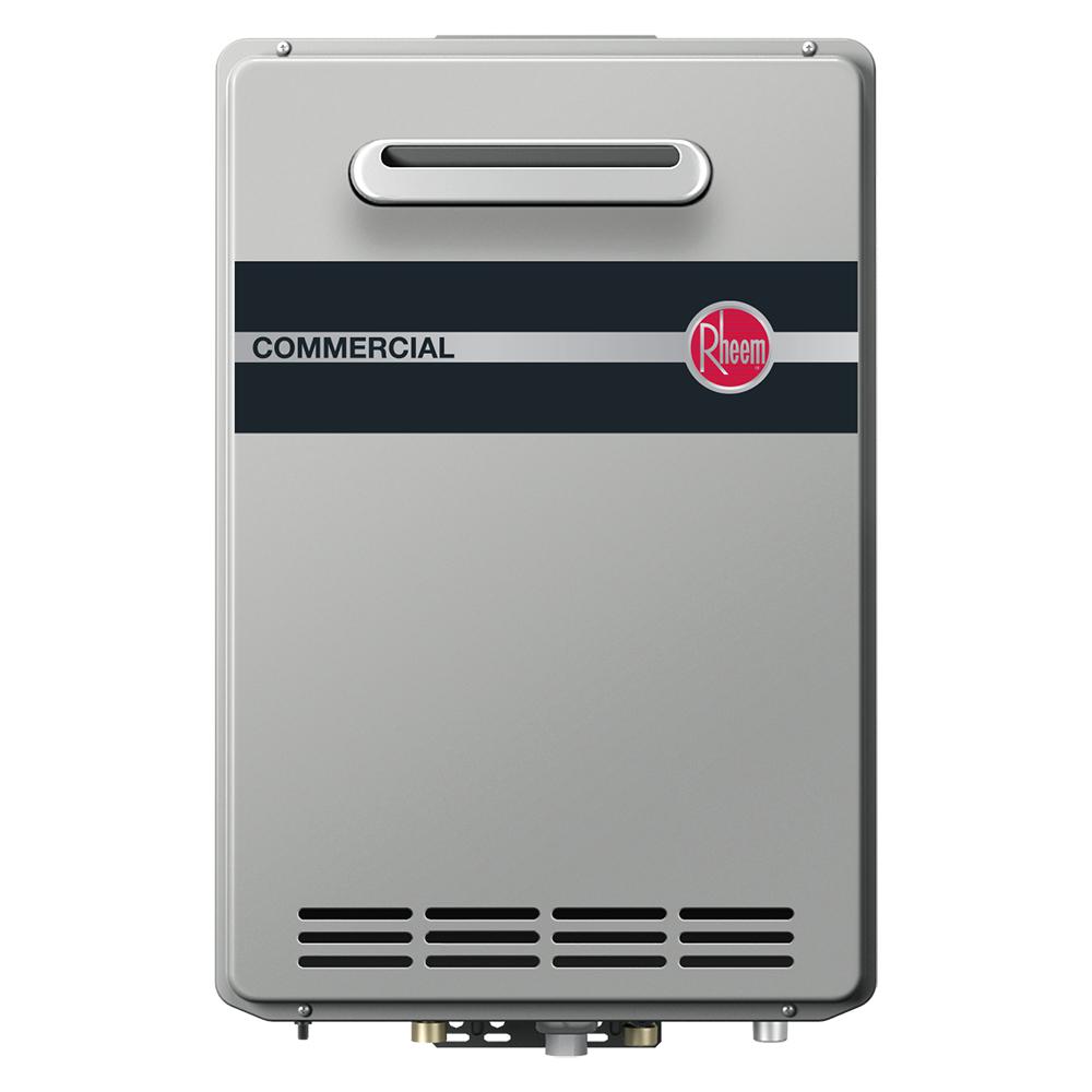 Rheem Commercial 9.5 GPM Liquid Propane Condensing Outdoor Tankless Water Heater by Rheem