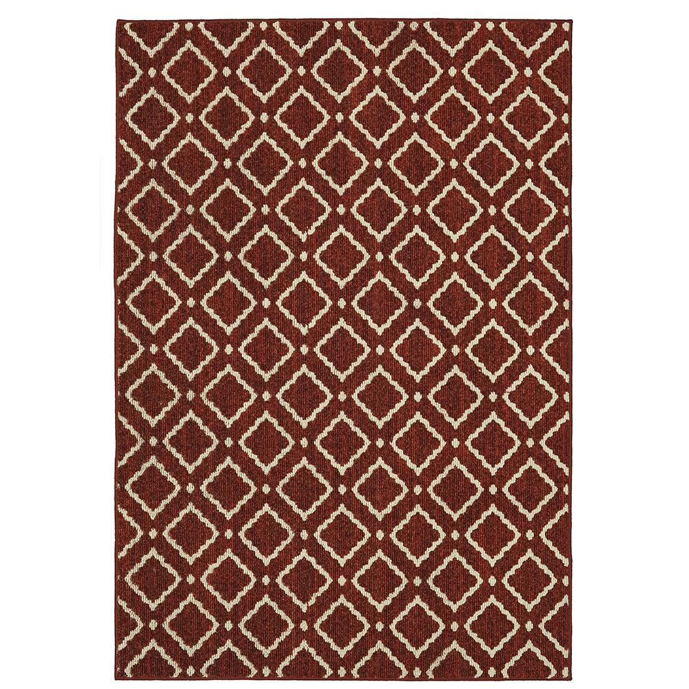 Mohawk Home Montana Garnet Cream 5 Ft X 7 Area Rug