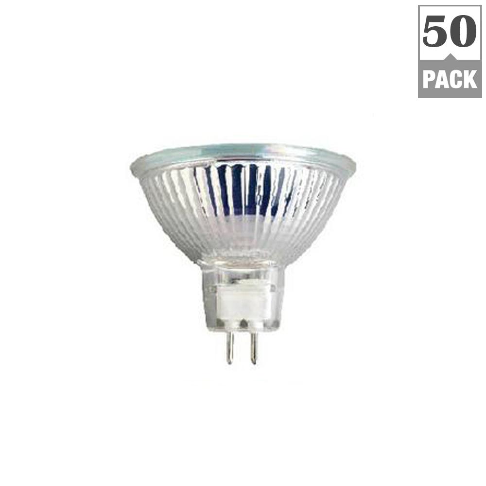 Flood And Spot 50 Halogen Bulbs Light The Home Depot 50 Watt Mr16 With Cover 38 Degree Beam Angle Clear Halogen Light Bulbs