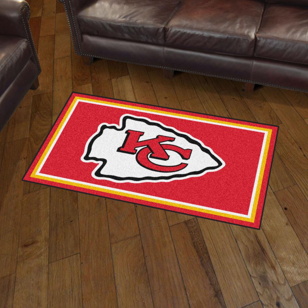 Fanmats Nfl Kansas City Chiefs 3 Ft X 5 Ultra Plush Area Fanmats Nfl Kansas City Chiefs 3 Ft