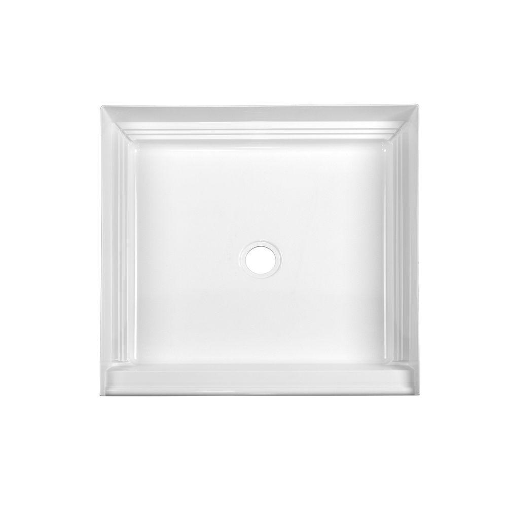 Aquatic A2 32 In X Single Threshold Center Drain Shower Base Aquatic A2 32 In X Single Threshold Center Drain Shower Base