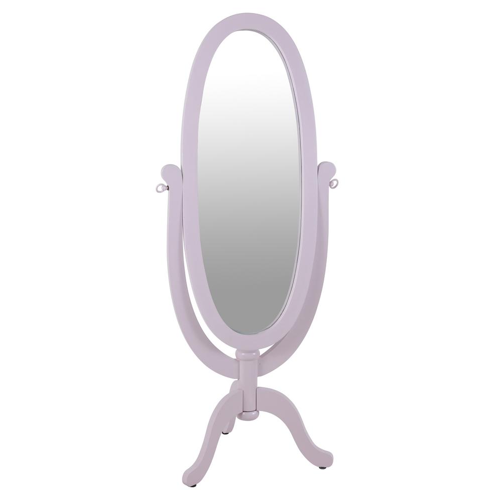 Decor Therapy Caroline Cheval Oval Pink Floor Mirror FR8651 The Home