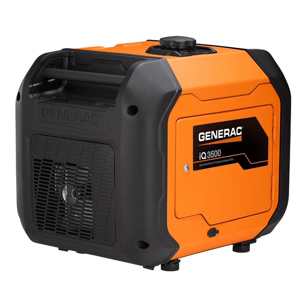 Generac Iq3500 3500 Watt Gasoline Powered Electric Start Portable Inverter Generator With Powerrush Technology 50 State Csa