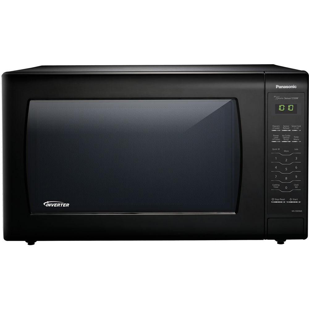 Panasonic 2 Cu Ft Countertop Microwave In Black Built Capable Countertop Microwave In Black Built Capable With Sensor