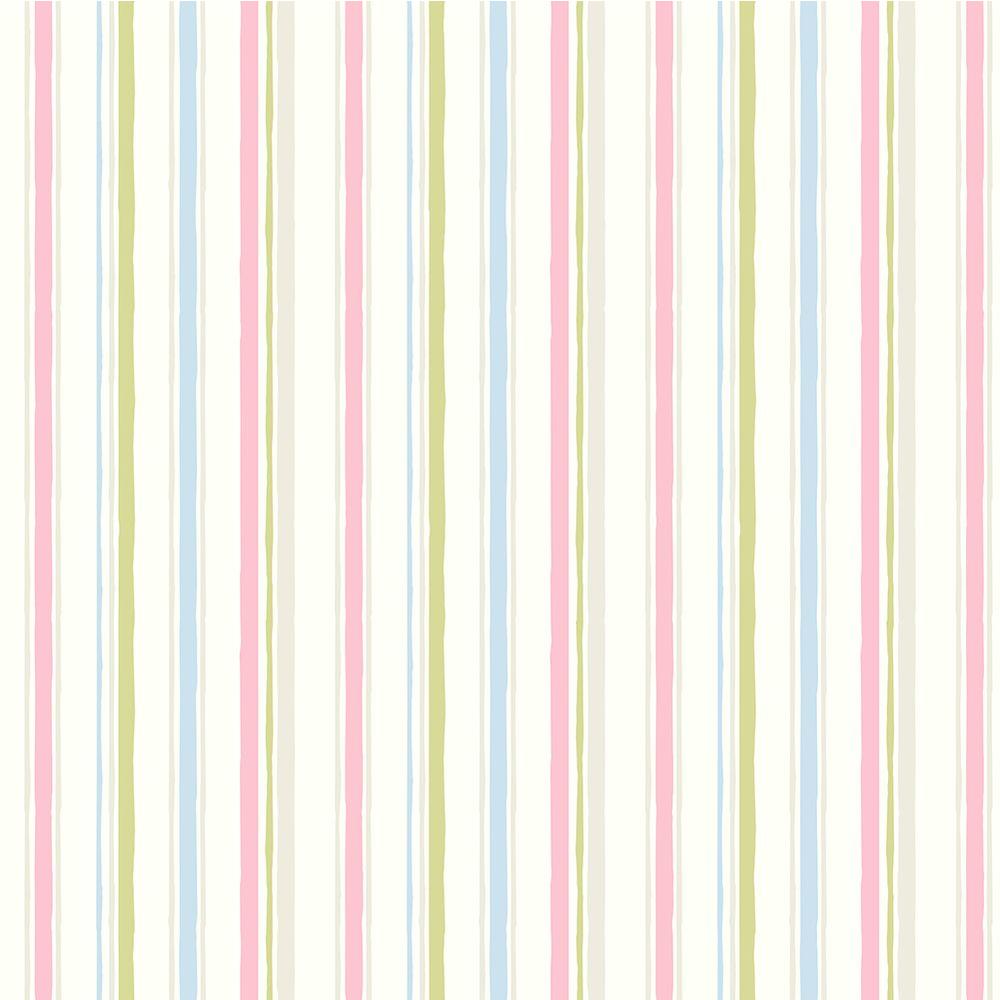 Chesapeake Macey Pink Wiggle Stripe Wallpaper Has01291 The Home