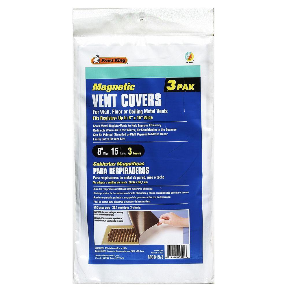 E O Magnetic Vent Covers MC815 The Home Depot   Whites Registers Grilles Mc815 64 1000 