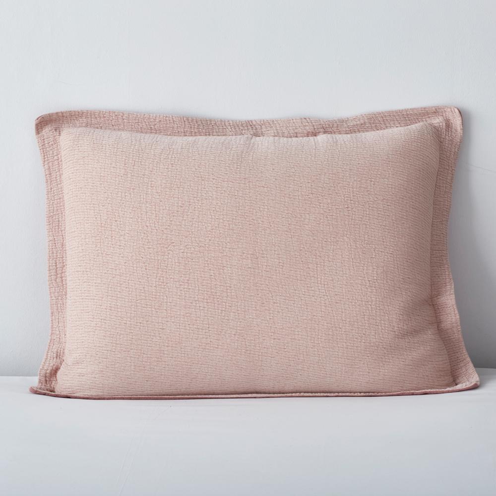 blush pillow sham