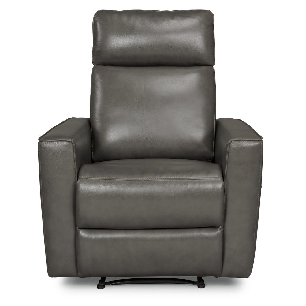 Home Styles Nuovo 3 Piece Gray Leather Power Motion