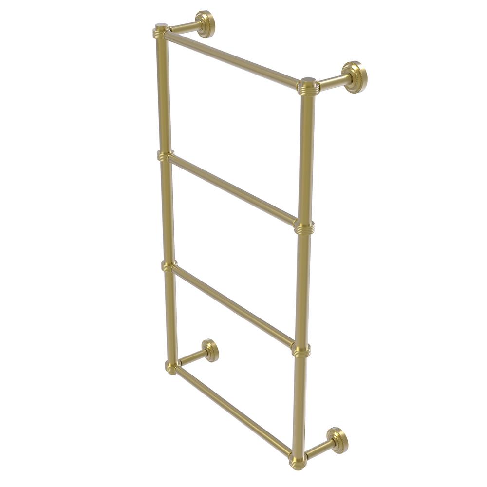 Allied Brass Dottingham Collection 4-Tier 30 inch Ladder Towel Bar with Groovy... by Allied Brass