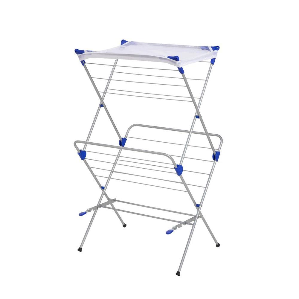 HoneyCanDo 2Tier Mesh Top Drying RackDRY01104 The Home Depot