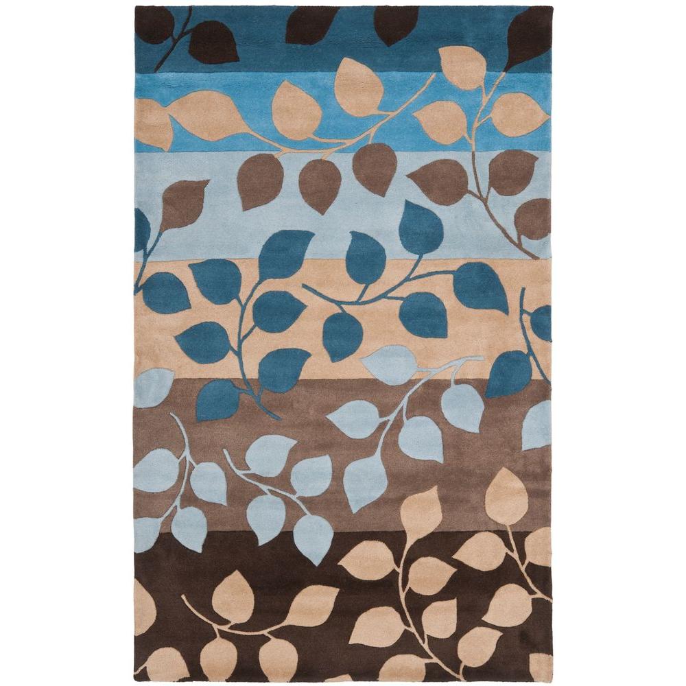 Safavieh Soho Brown/Blue 5 ft. x 8 ft