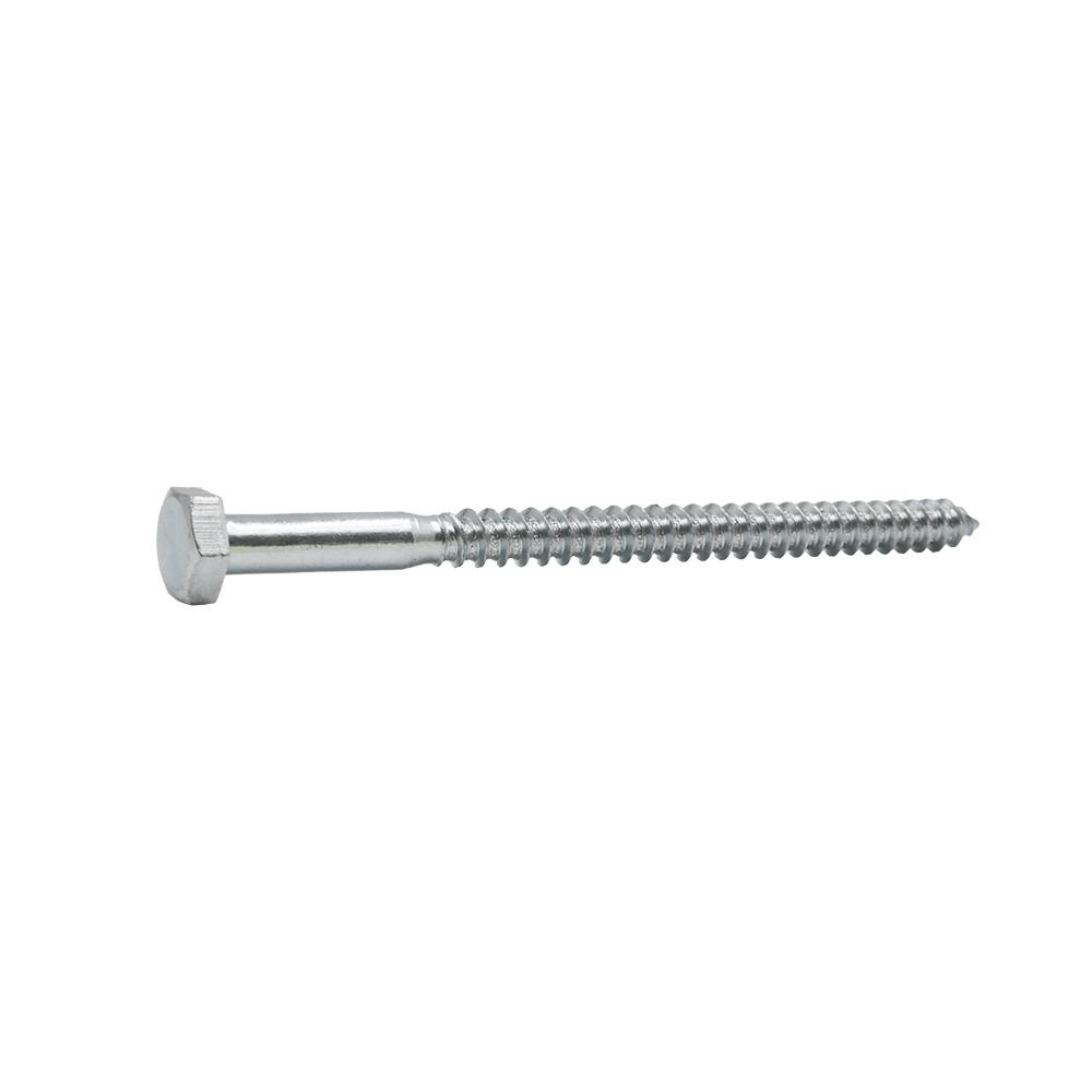 Grade 18-8 Stainless Steel X 4 in. 15-Pack 1//2 in Prime-Line 9056959 Hex Lag Screws