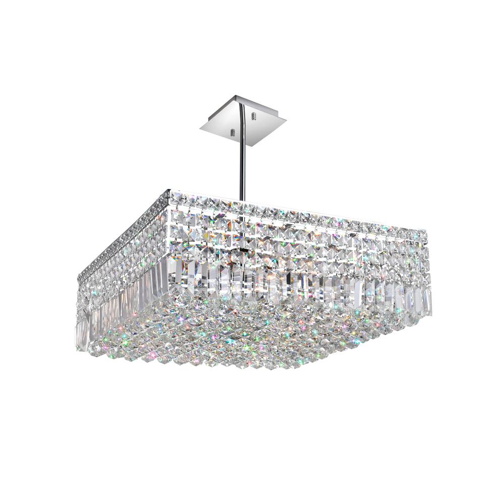Cwi Lighting Colosseum 10 Light Chrome Chandelier 8030p22c S The Cwi Lighting Colosseum 10 Light Chrome Chandelier