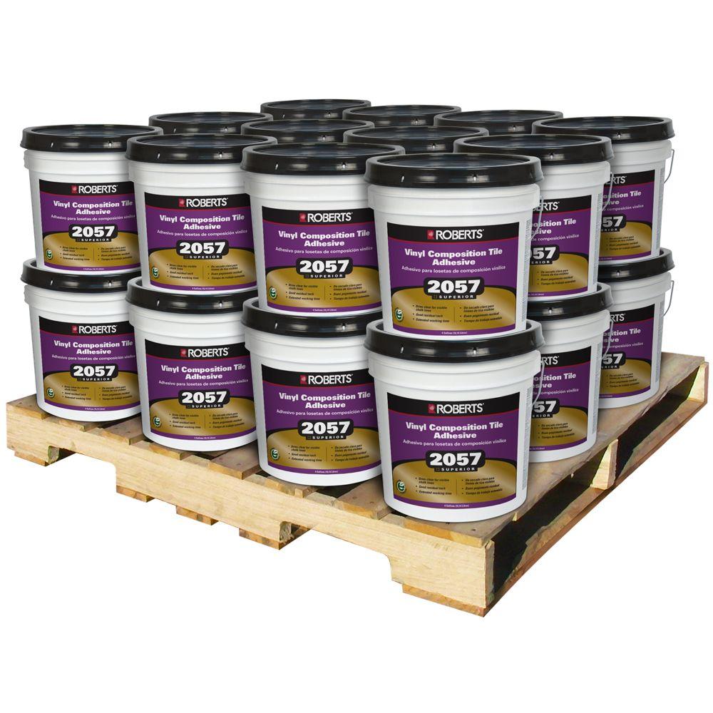 Roberts 4 Gal. Premium Vinyl Tile Glue Adhesive (24 Pail Pallet) by Roberts