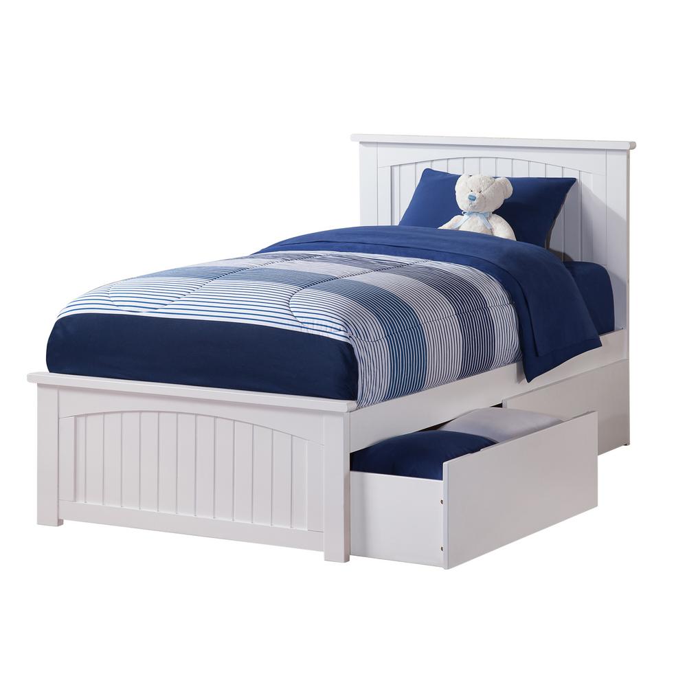 Atlantic Furniture Nantucket White Twin Xl Platform Bed With Atlantic Furniture Nantucket White Twin Xl Platform Bed With