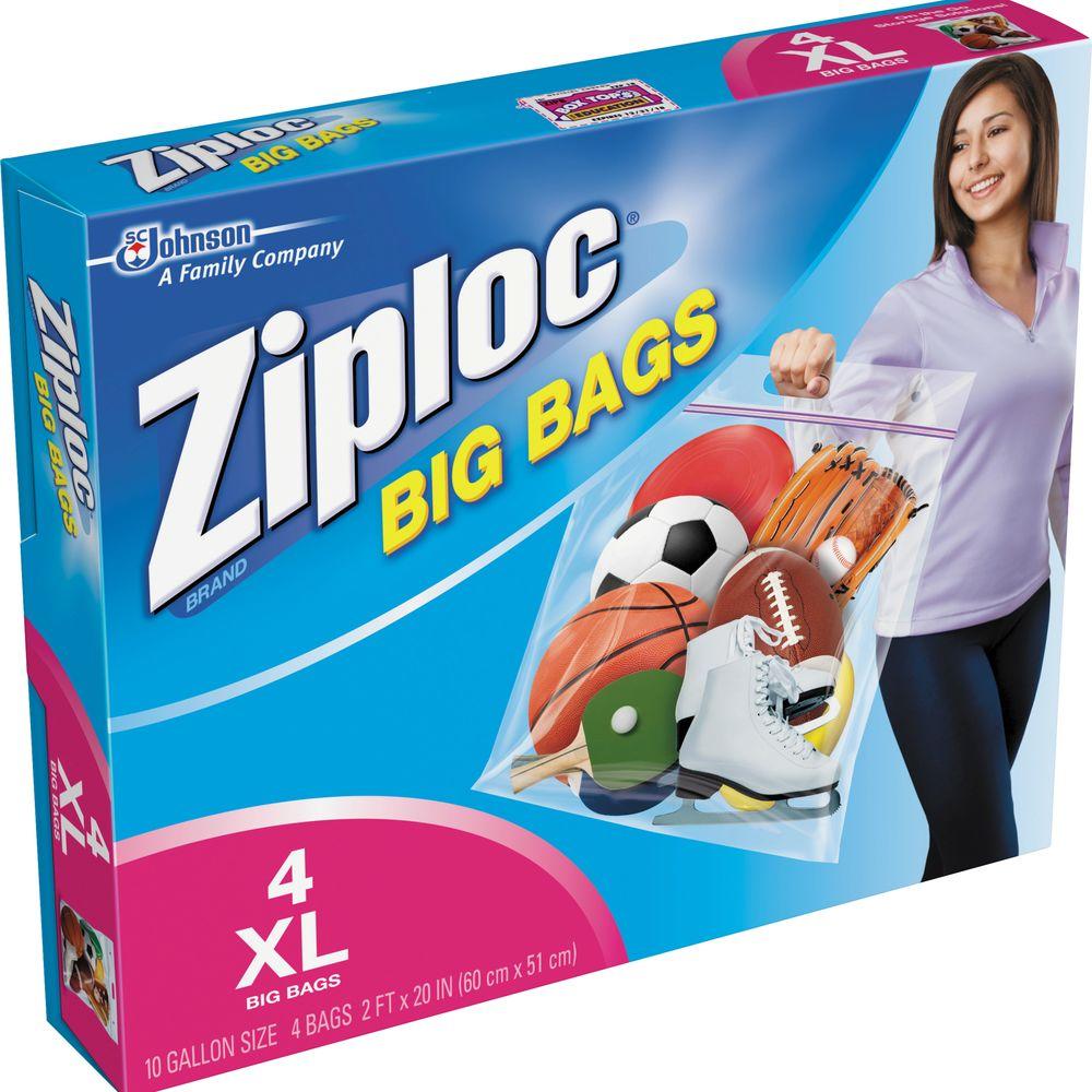 large plastic ziplock bags