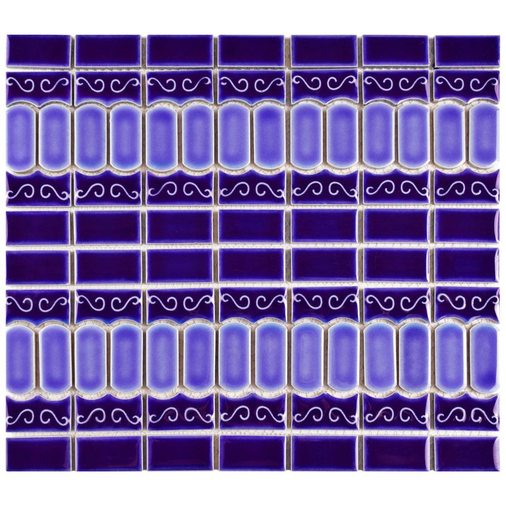 Merola Tile Modena Cobalt Blue 11 1 2 In X 13 8 6 Mm Merola Tile Modena Cobalt Blue 11 1 2 In X 13