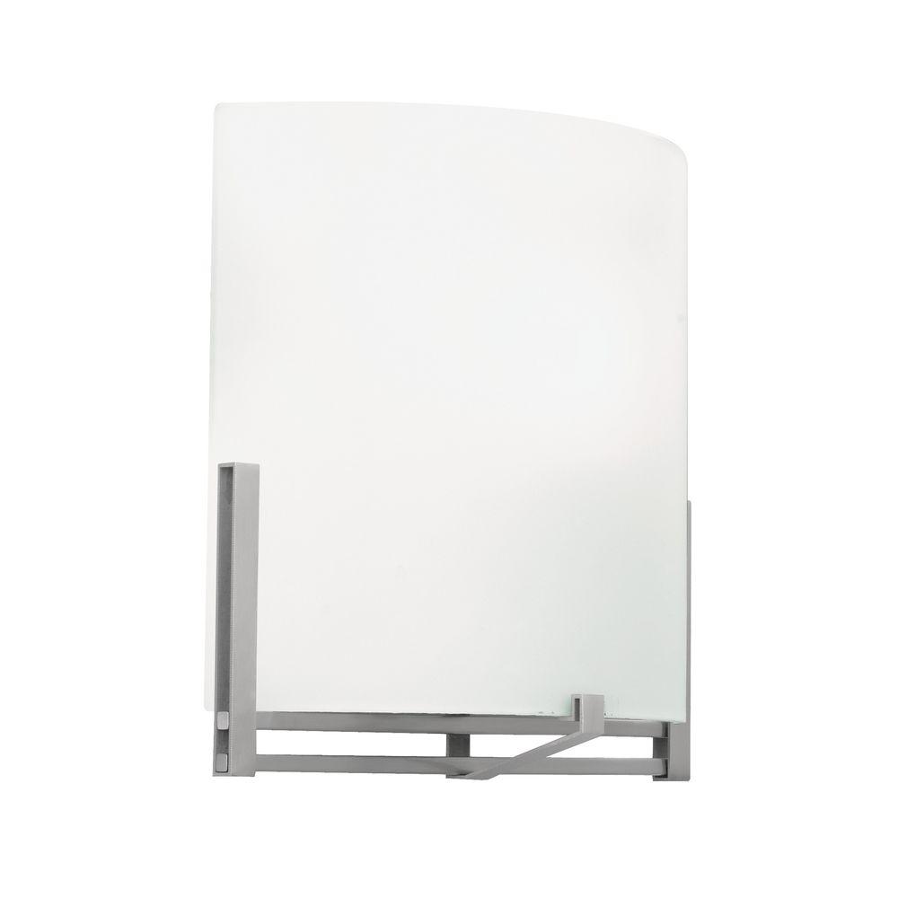 UPC 077073842332 product image for LBL Lighting Wall Mounted Lighting & Sconces Showtime 1-Light Satin Nickel Opal  | upcitemdb.com