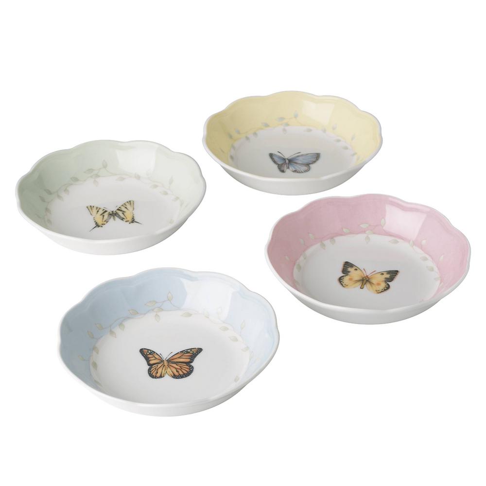 Set Of 4 806739 Lenox Butterfly Meadow Colors Fruit Dishes Kitchen Dining Home Kitchen Ashtoncollege Co Za