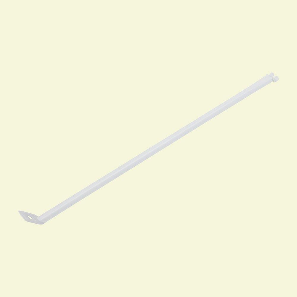 MP7016 Wire Shelf End Bracket Pack of 6 New Version 6 Piece White