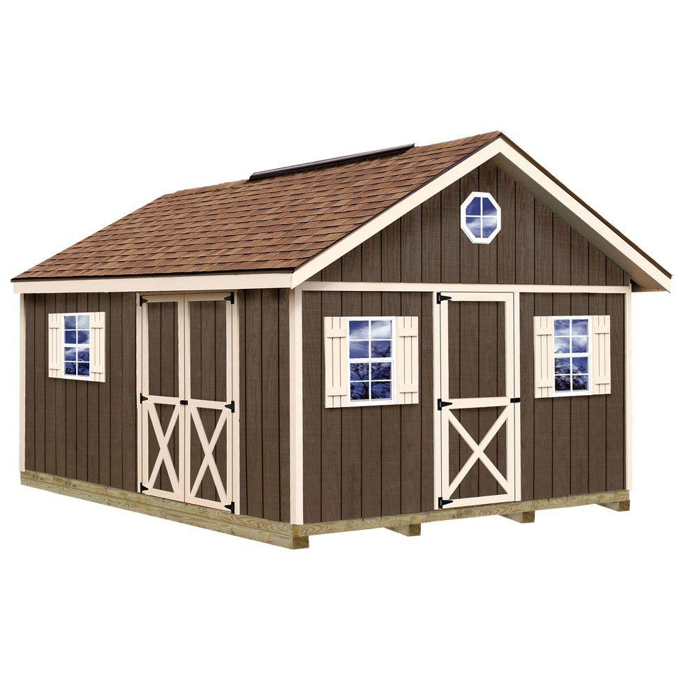 Best Barns Fairview 12 ft. x 16 ft. Wood Storage Shed Kit ...