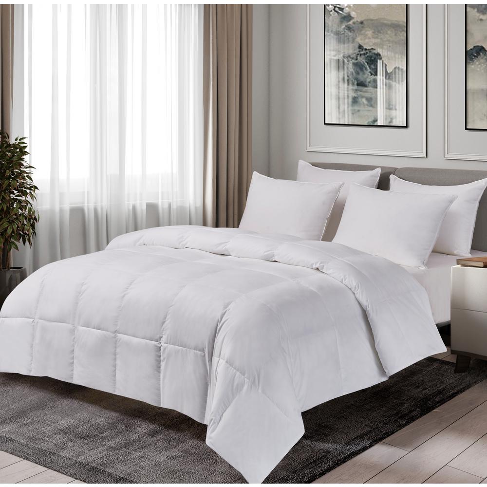 Blue Ridge Light Warmth White Twin Down Comforter 007401 The