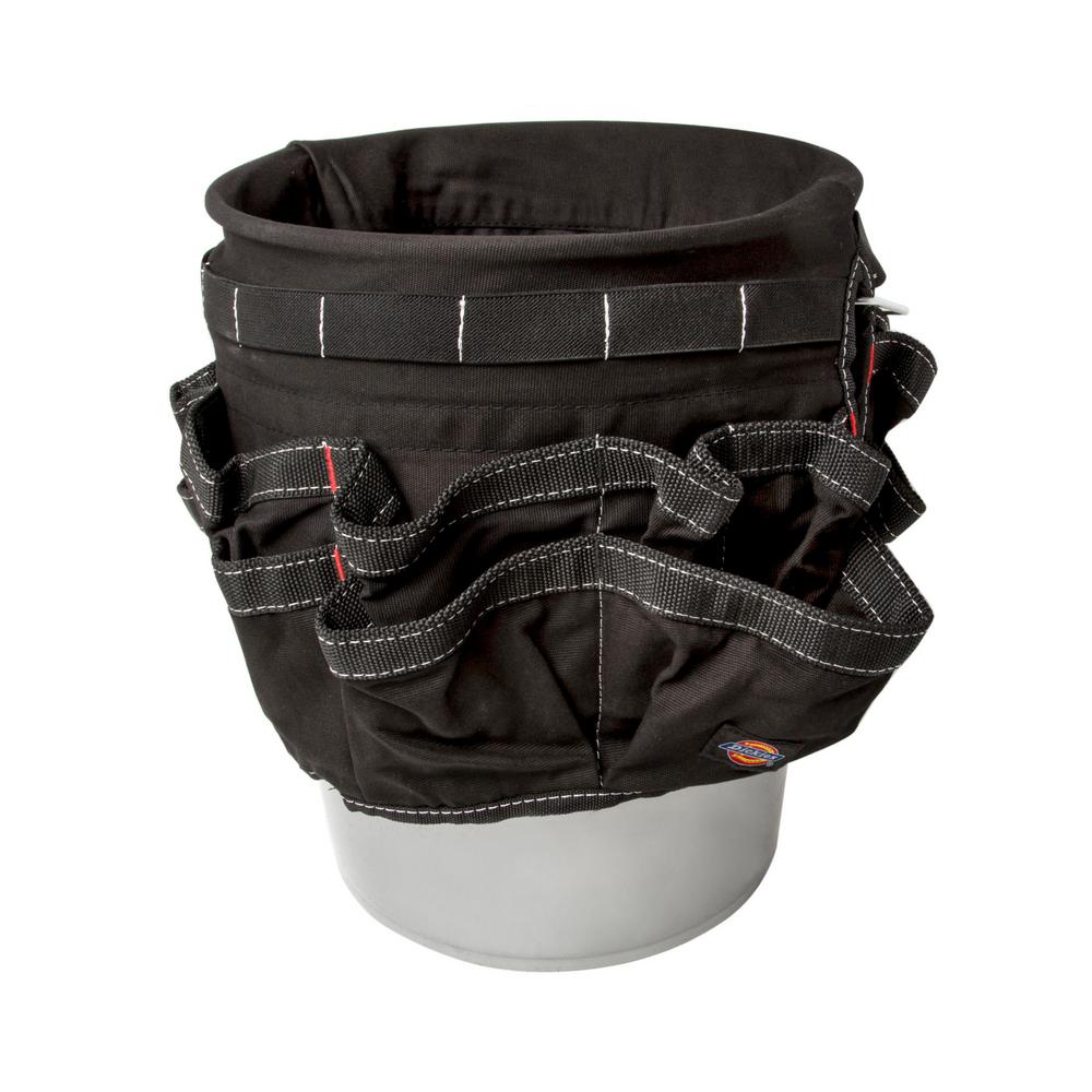 Klein Tools 17 in. FlameResistant Top Closing Canvas Tool Bucket