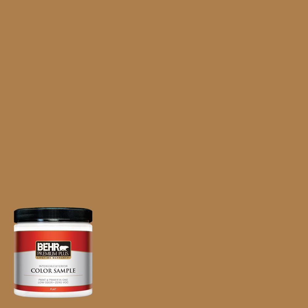 BEHR Premium Plus 8 Oz PMD 106 Caramel Sauce Interior Exterior Paint   Caramel Sauce Behr Premium Plus Paint Colors Pmd 106pp 64 1000 