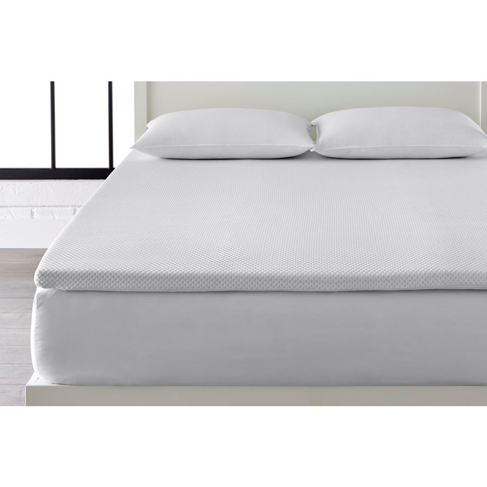 StyleWell 2 in. Gel Infused Memory Foam Full Mattress Topper with
