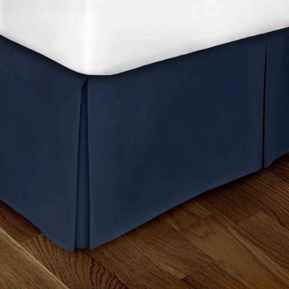 Easy Fit Pom Pom Ivory King/Queen Bed Skirt 16310BEDDQKGIVY The Home